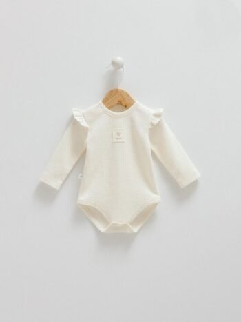 Caramell Körpə Qızlar üçün 2-li Uzunqol Bodi